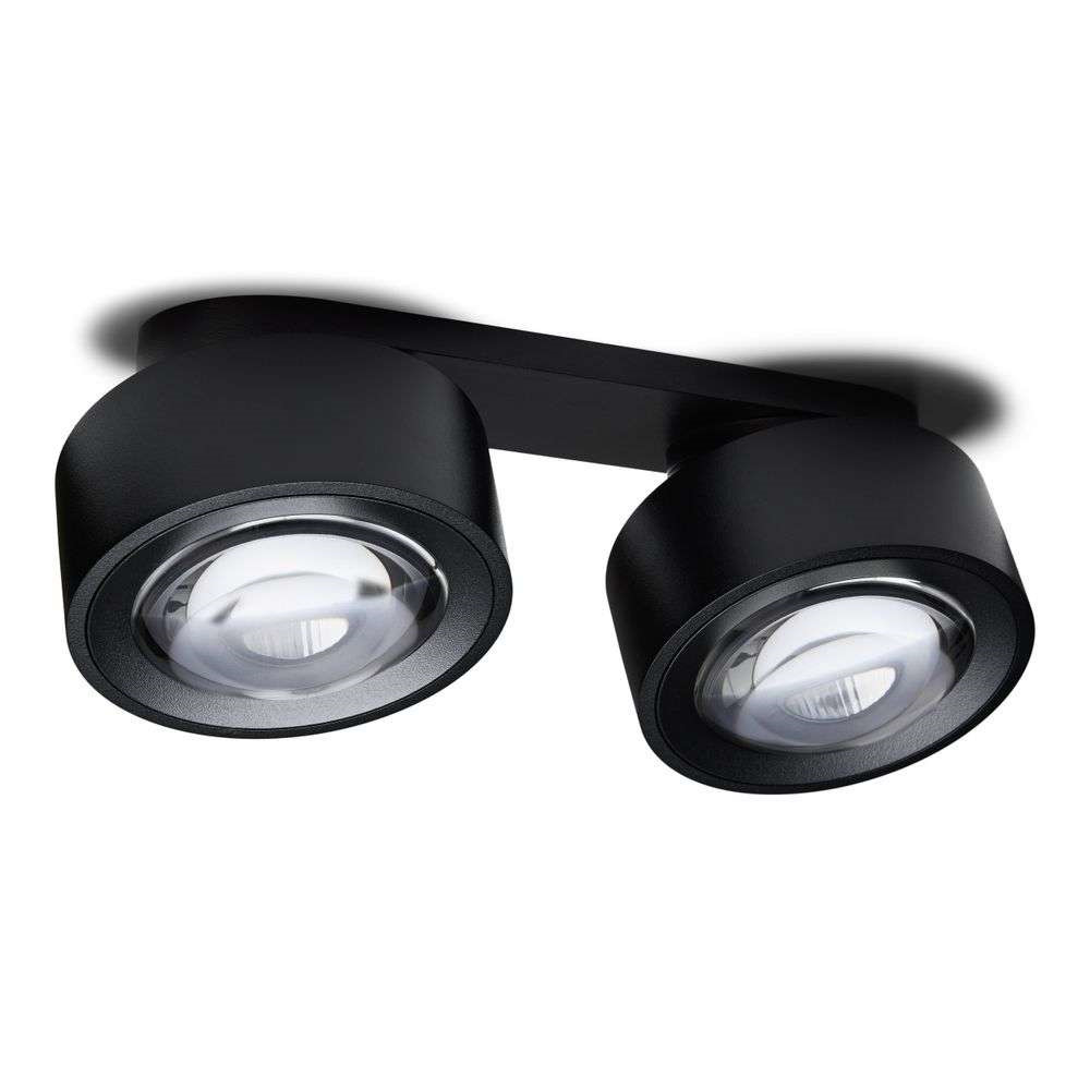 Bilde av Antidark - Easy Lens Double Taklampe Dim-to-warm 1800k-2700k Black