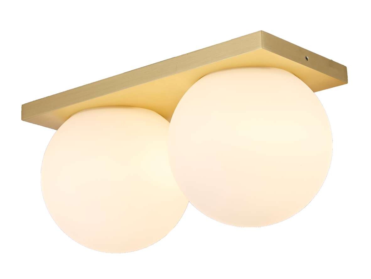 Antidark – Palla C2135 LED Loftlampe Dim-to-Warm Opal/Brass