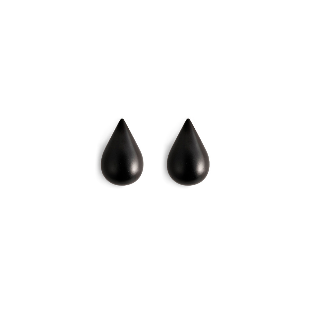 Normann Copenhagen – Dropit Hooks Small 2 pcs. Black