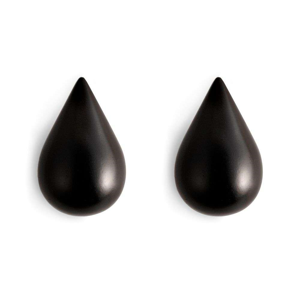 Normann Copenhagen – Dropit Hooks Large 2 pcs. Black