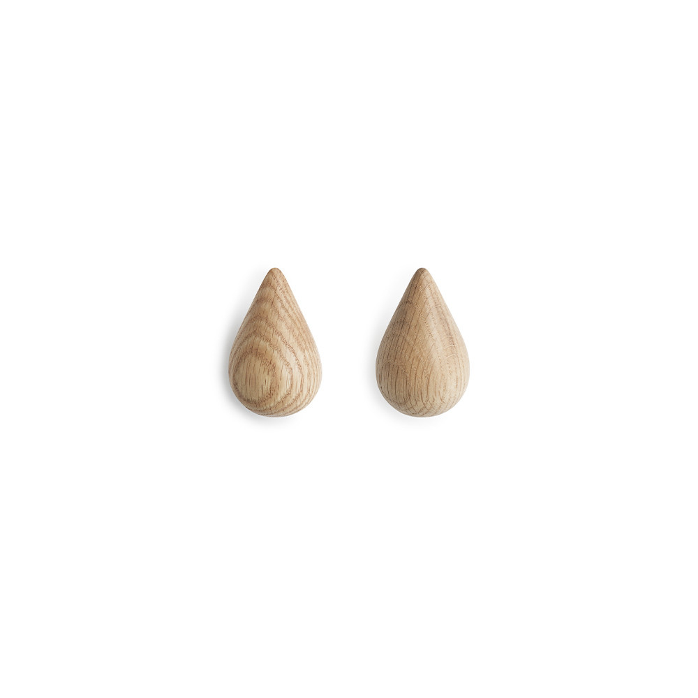 Normann Copenhagen – Dropit Hooks Small 2 pcs. Oak