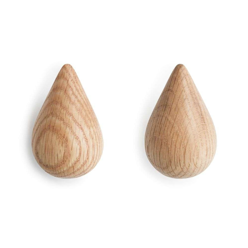 Normann Copenhagen – Dropit Hooks Large 2 pcs. Oak