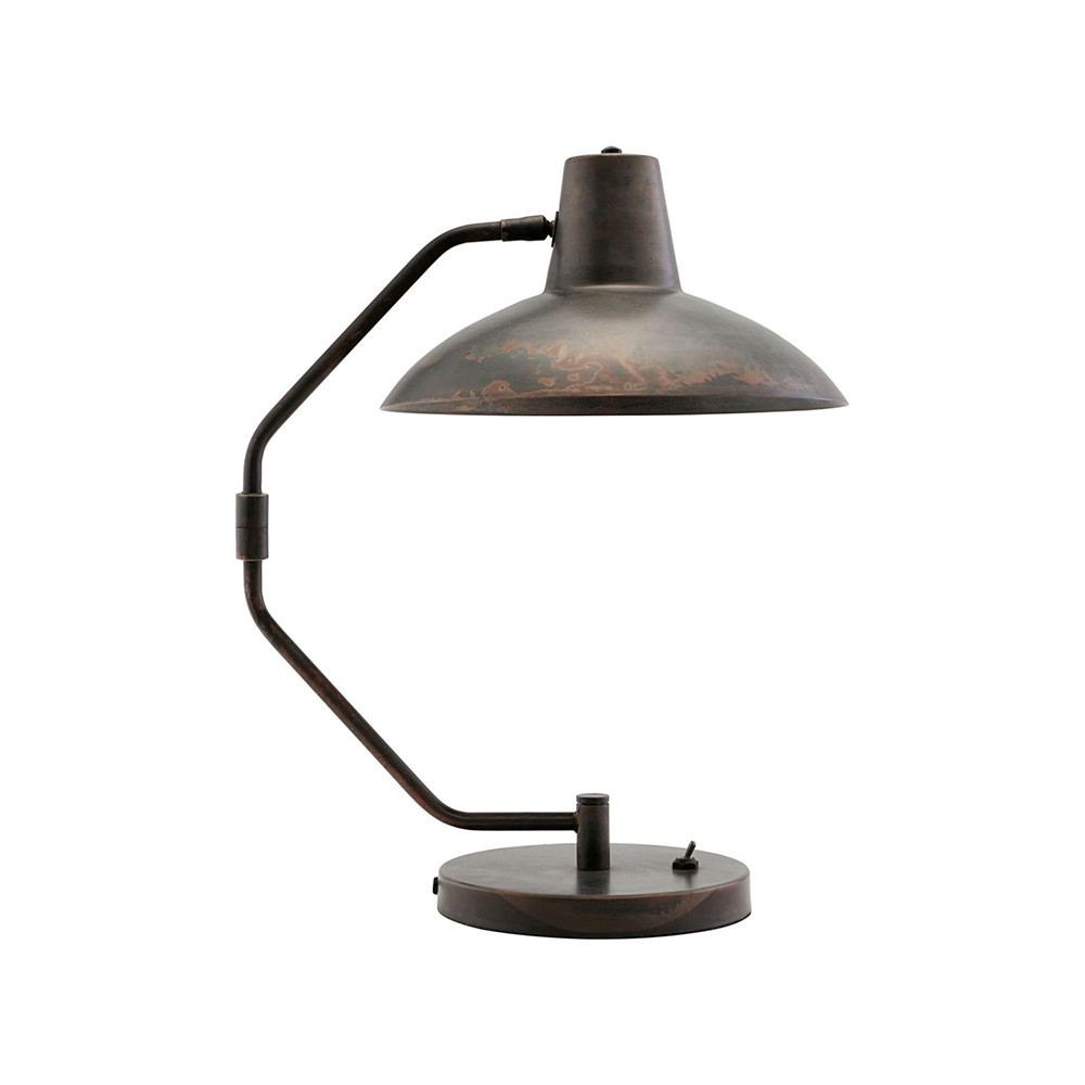 House Doctor Desk Bordlampe Antique Brown