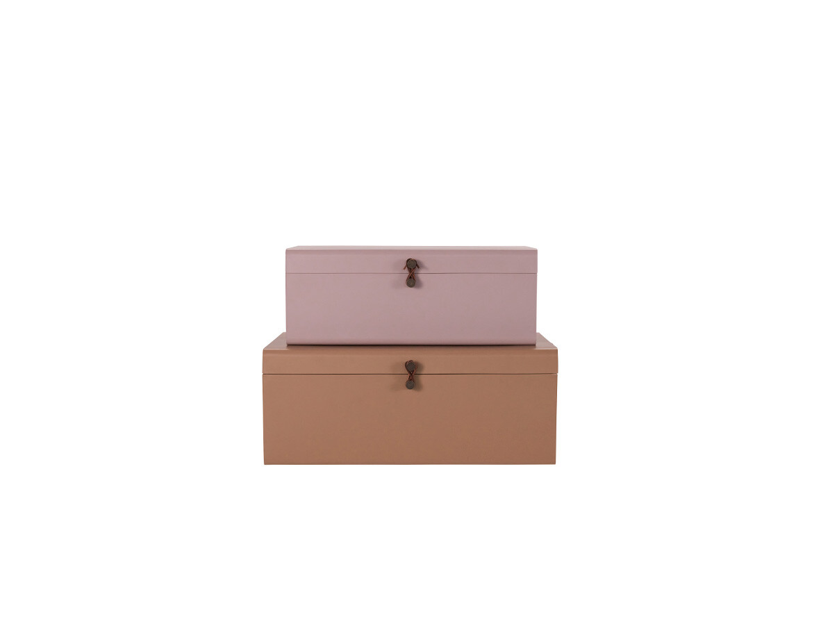 House Doctor – Metal Storage Beige/Rosa