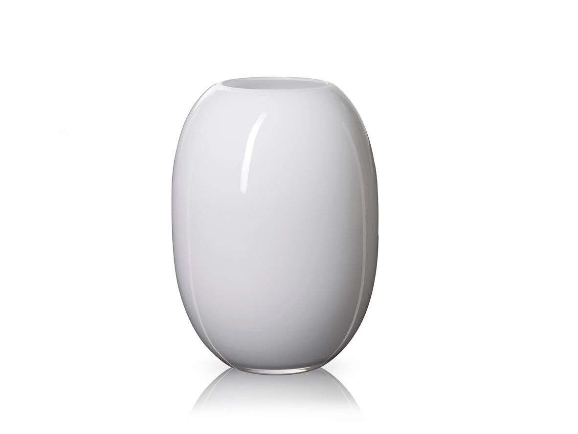 Piet Hein – Super Vase H25 Glass/White