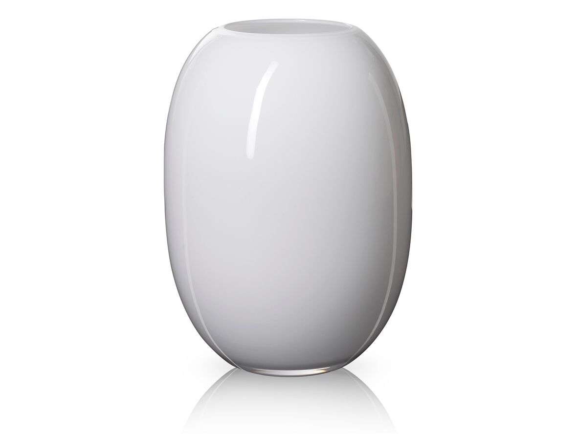 Piet Hein – Super Vase H30 Glass/White