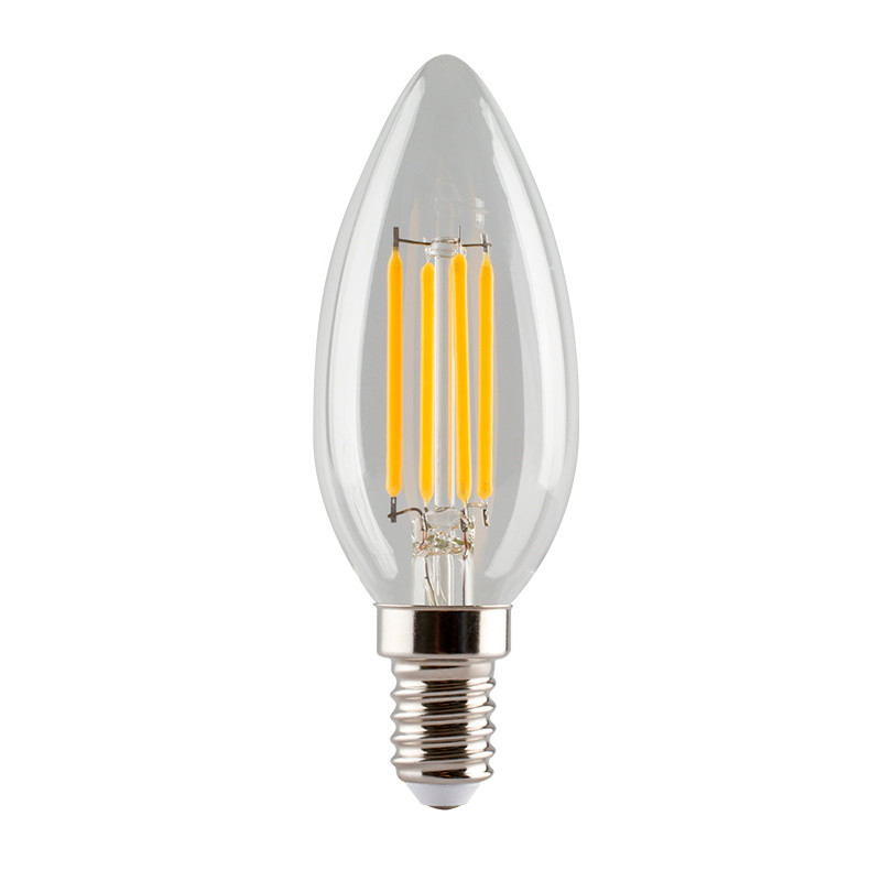e3light – Päronlampa LED 4W (470lm) Kerte Klar CRI90+ Dimmbar E14