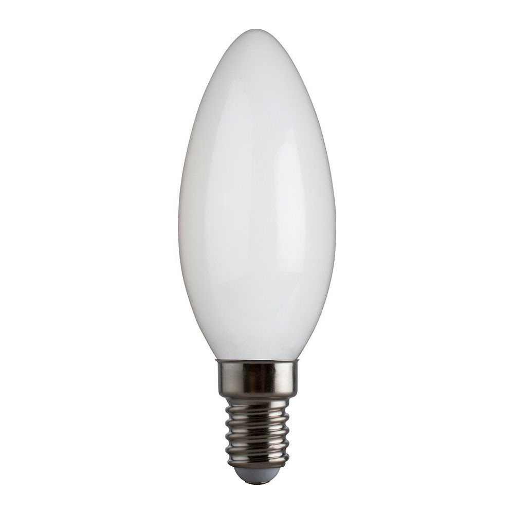 e3light Pære LED 5W (400lm) Kerte Opal CRI90+ Dæmpbar E14