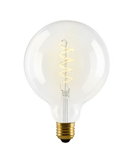 e3light – Päronlampa LED 4W (180lm) Ø125 Klar CRI90+ Dimmbar E27