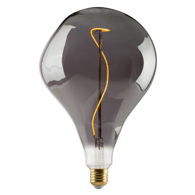 e3light – Päronlampa LED 4W (100lm) Smoked Ø120 CRI90+ Dimmbar E27