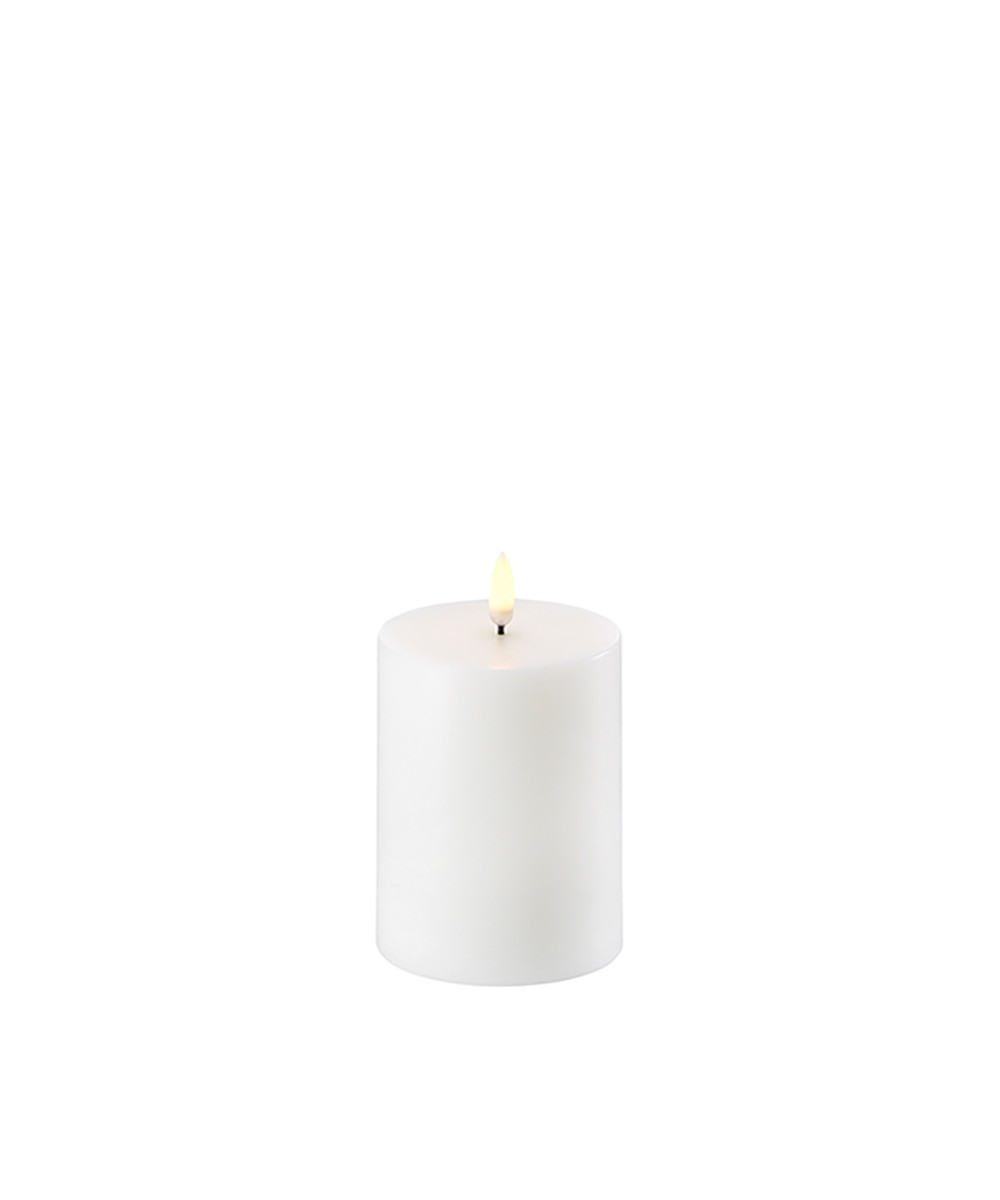 Uyuni – Bloklys LED Nordic White 7,8 x 10 cm