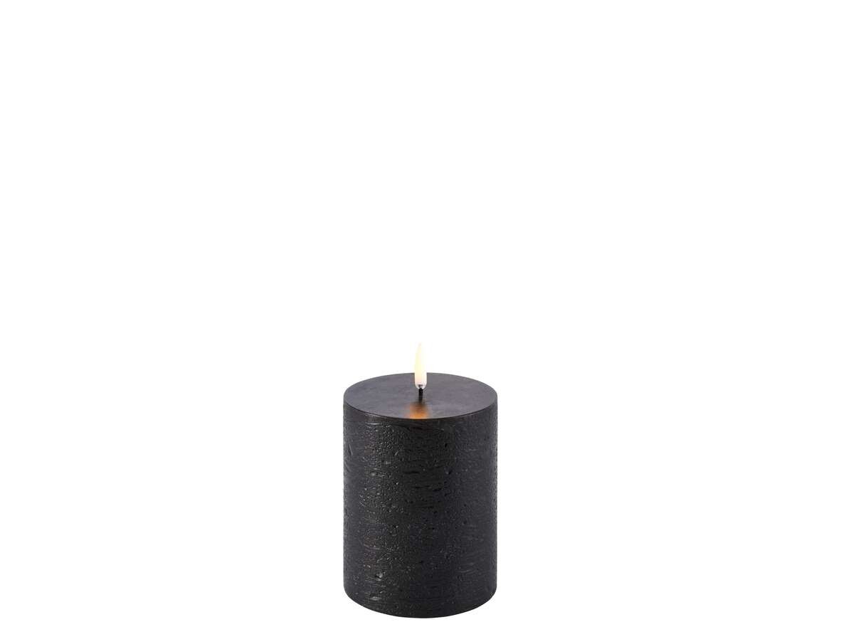 Uyuni Lighting – Blockljus LED 7,8×10,1 cm Rustic Forest Black Uyuni Lighting