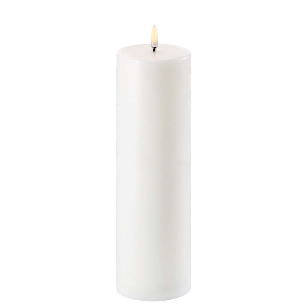Uyuni – Bloklys LED Nordic White 7,8 x 25 cm