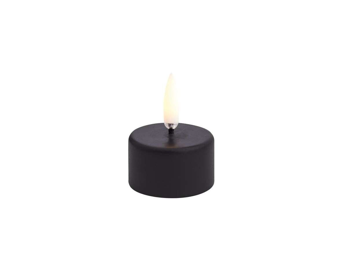 Uyuni Lighting – Värmeljus LED 4×2,1cm Plain Black Uyuni Lighting