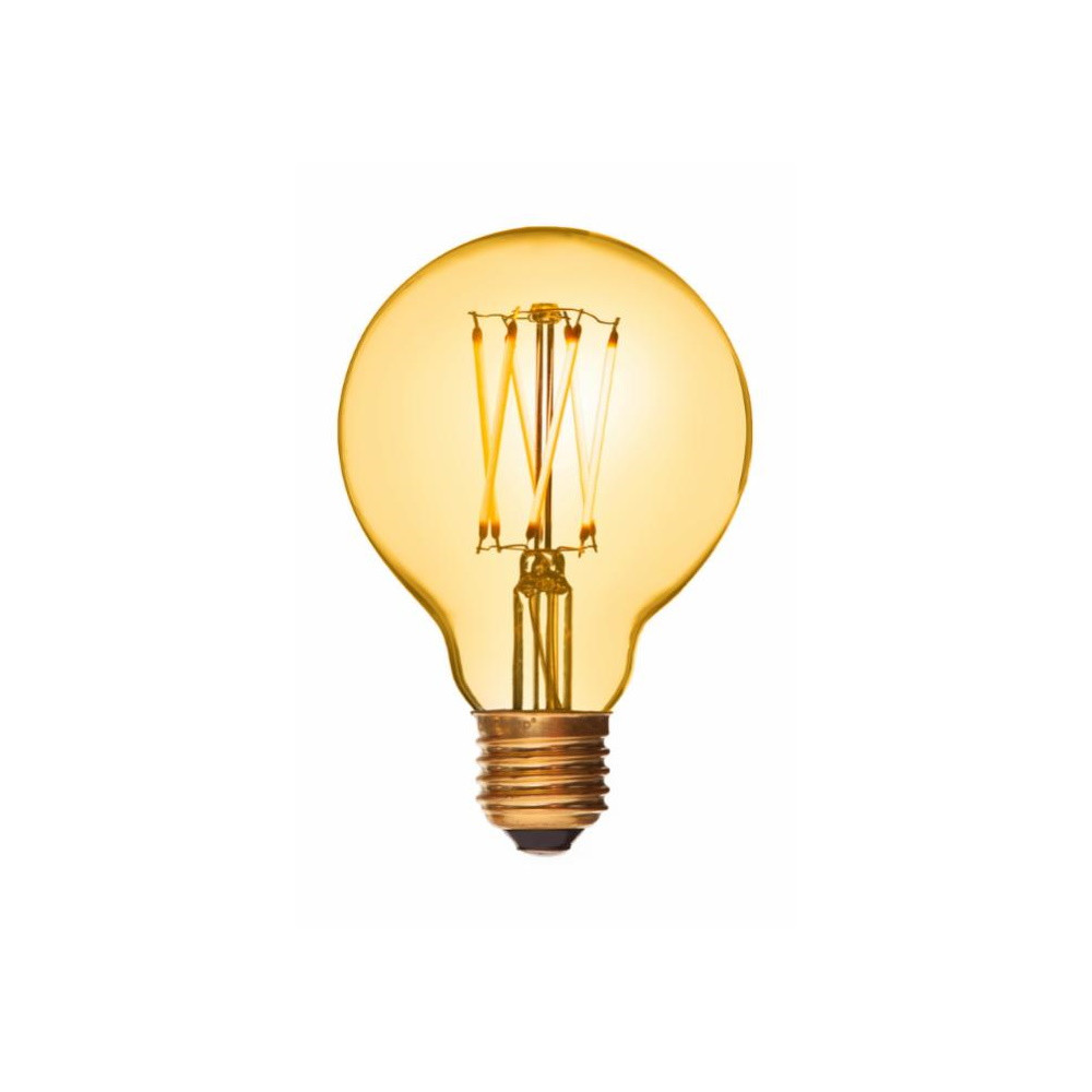 GN – Pære LED 2W (100lm) Globe De Luxe Gold Dæmpbar E27