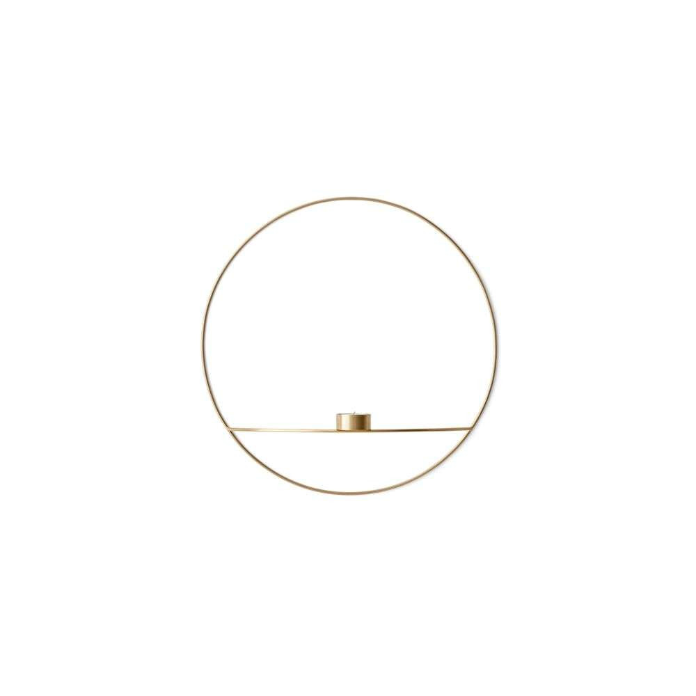 Menu Pov Circle Tealight Candleholder L Brass