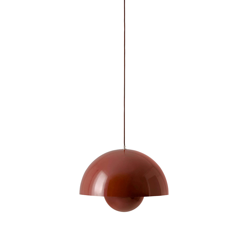 &tradition Big Flowerpot VP2 Pendel Red Brown