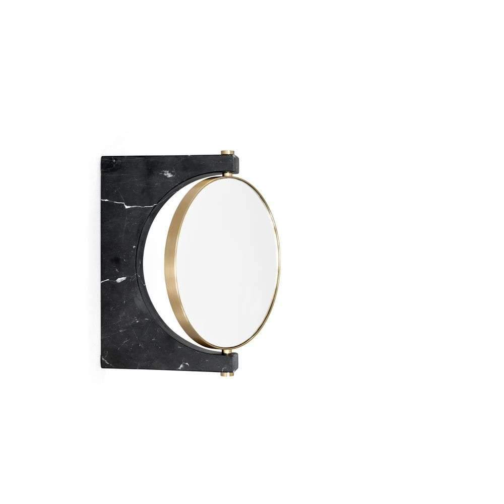 Audo Copenhagen – Pepe Marble Mirror Wall Brass/Black Audo Copenhagen