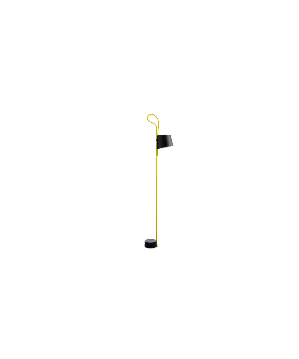 HAY – Rope Trick Golvlampa Black/Yellow