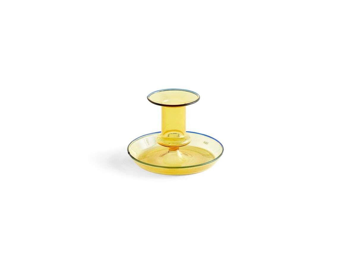 HAY – Flare Candle Holder Yellow HAY