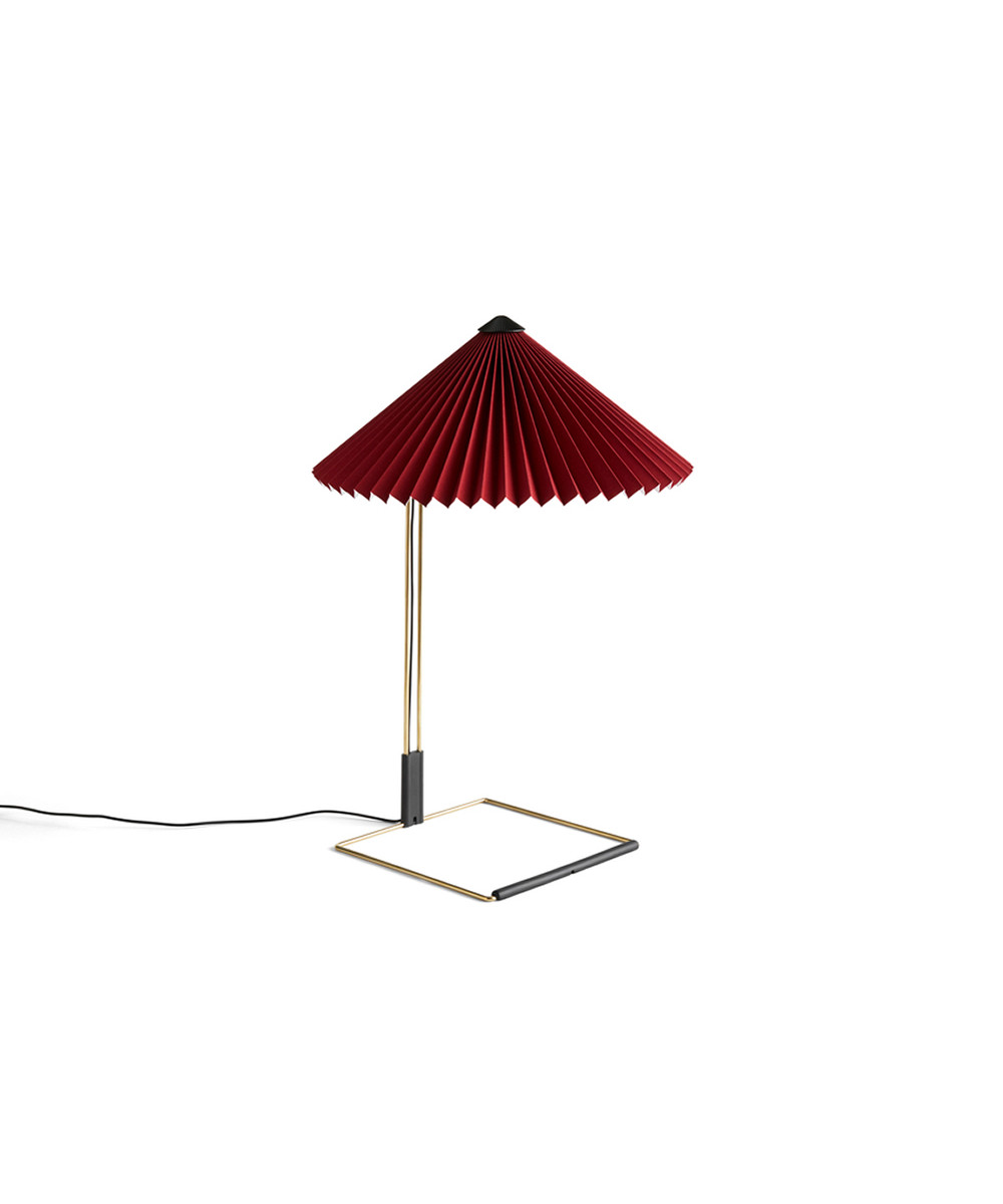 HAY Matin Bordlampe L Oxide Red