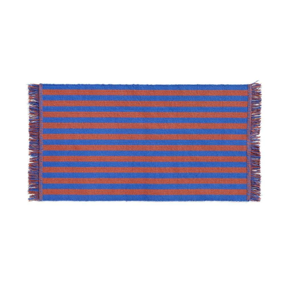 HAY - Stripes and Stripes Dørmåtte - Cacao Sky