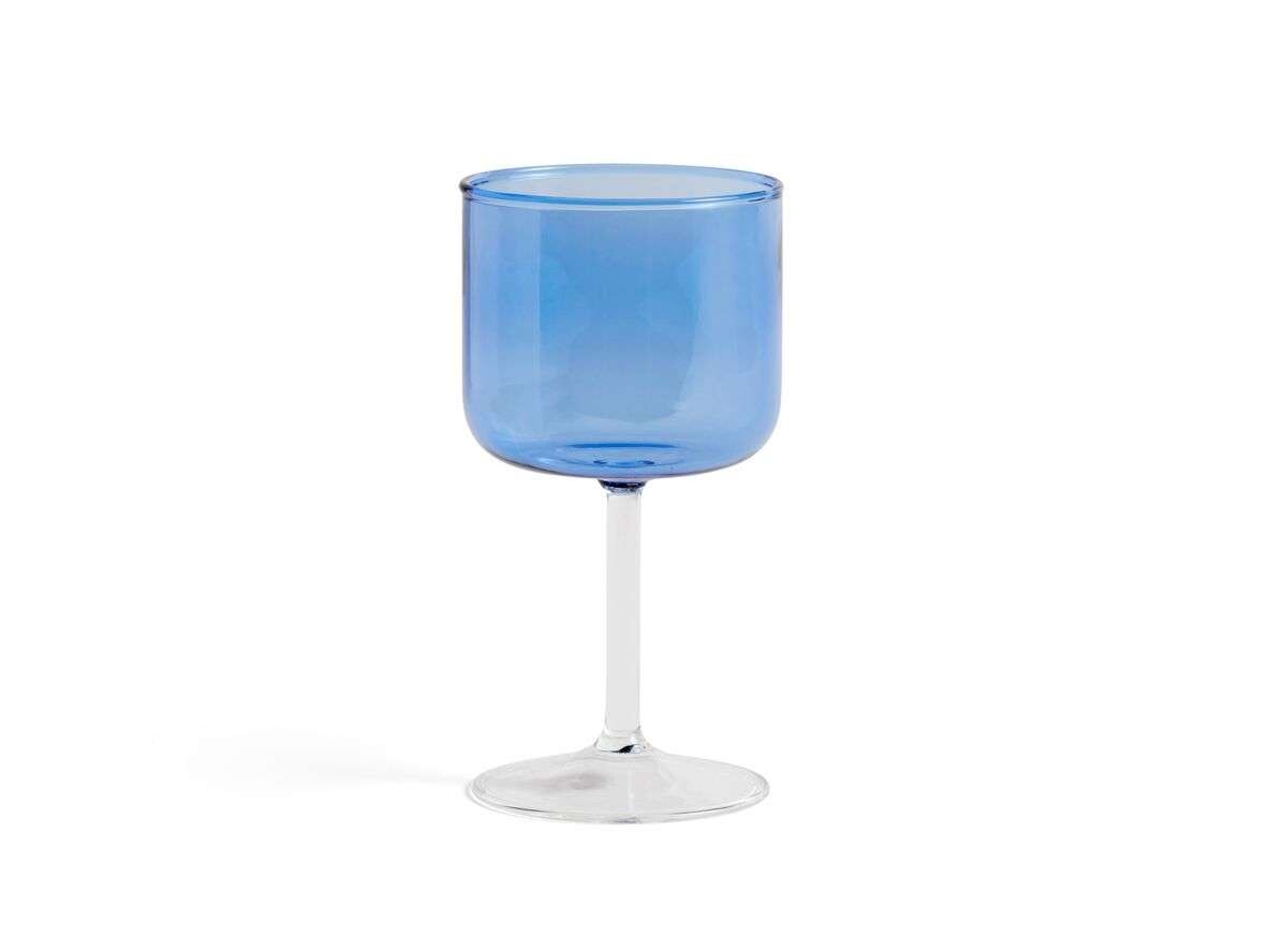 Bilde av Hay - Tint Wine Glass Set Of 2 Blue/clear Hay