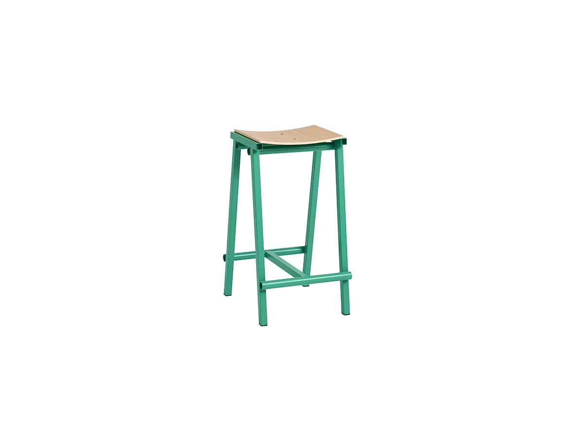 Hay - Taburete 8 Bar Stool Low Soft Jade