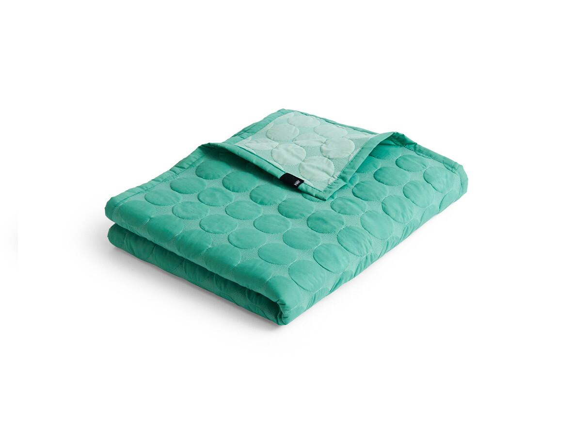 HAY – Mega Dot (Organic) Bedspread 260×260 Sea Green