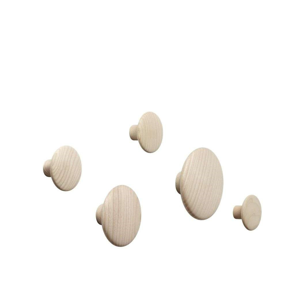 Muuto – Dots Wood Set Of 5 Oak