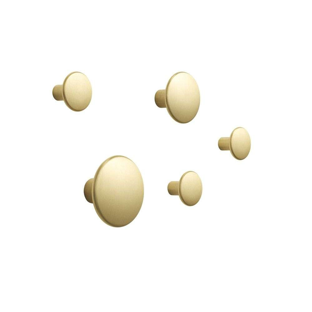 Muuto Dots Metal Set Of 5 Brass