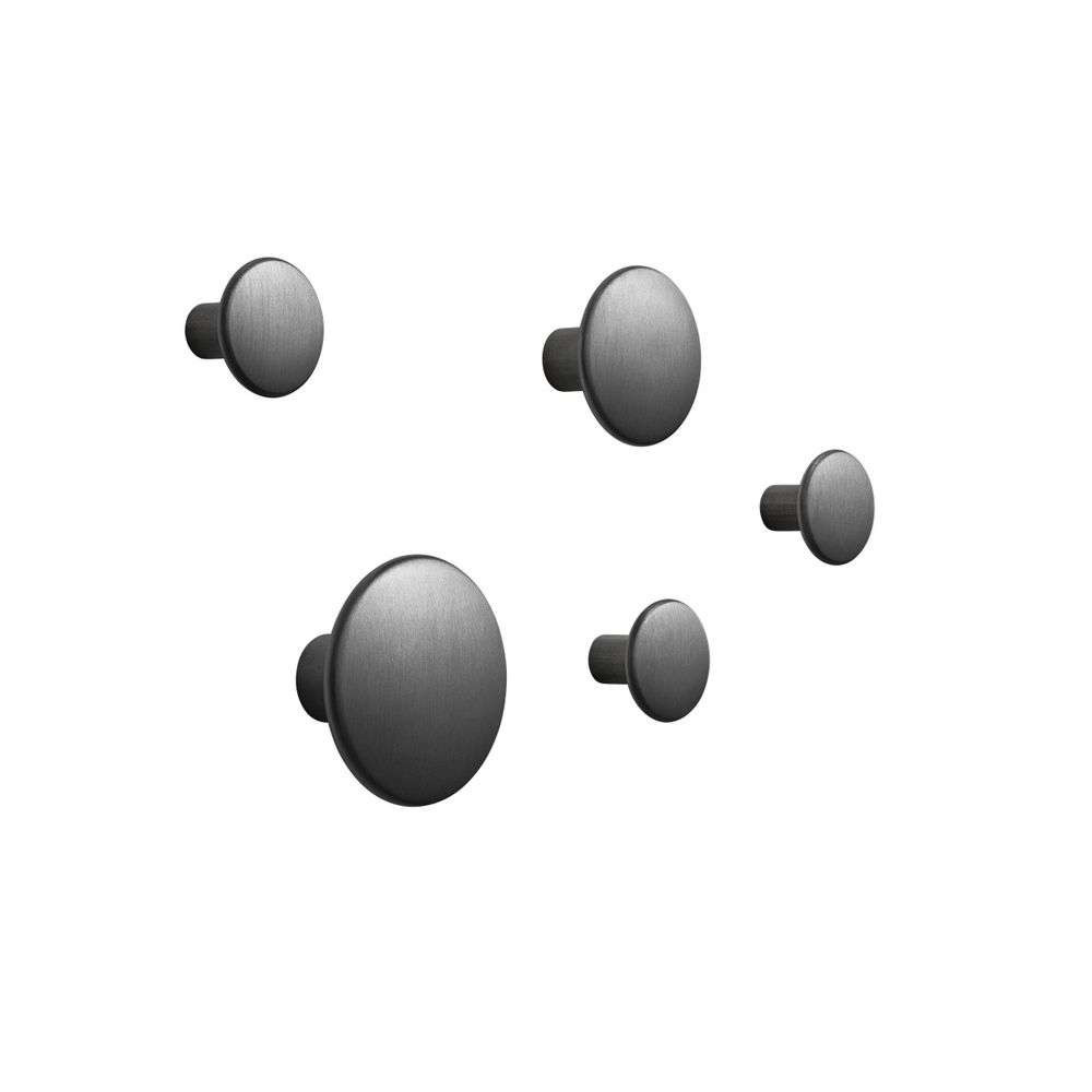 Muuto – Dots Metal Set Of 5 Black