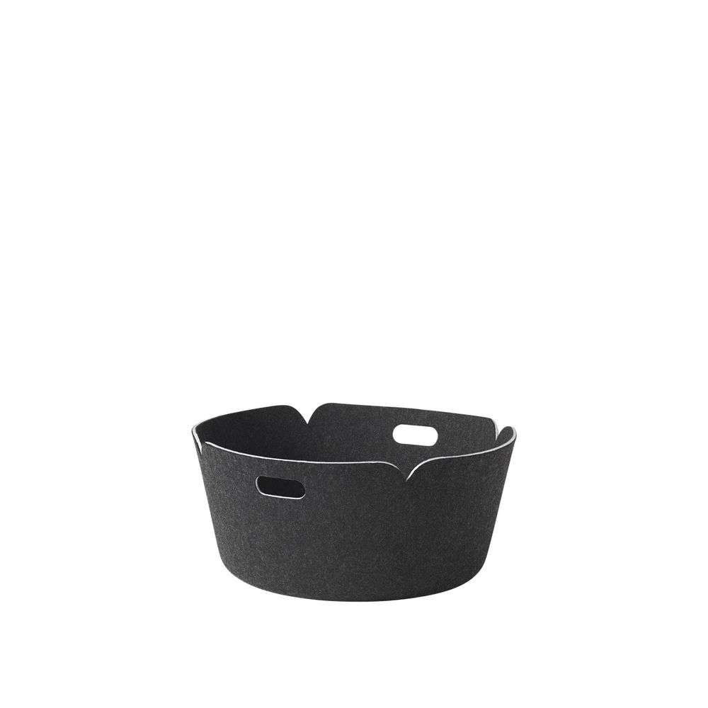 Muuto – Restore Round Basket Black Melange