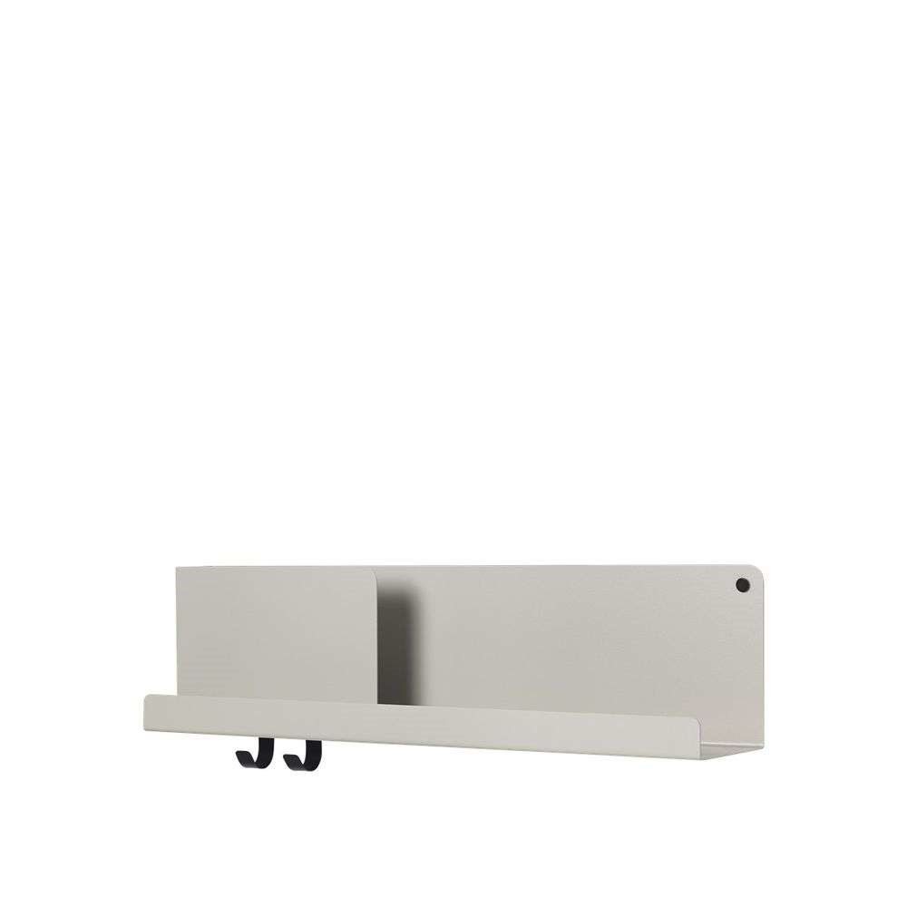 Muuto Folded Shelves 63×165 cm Grey