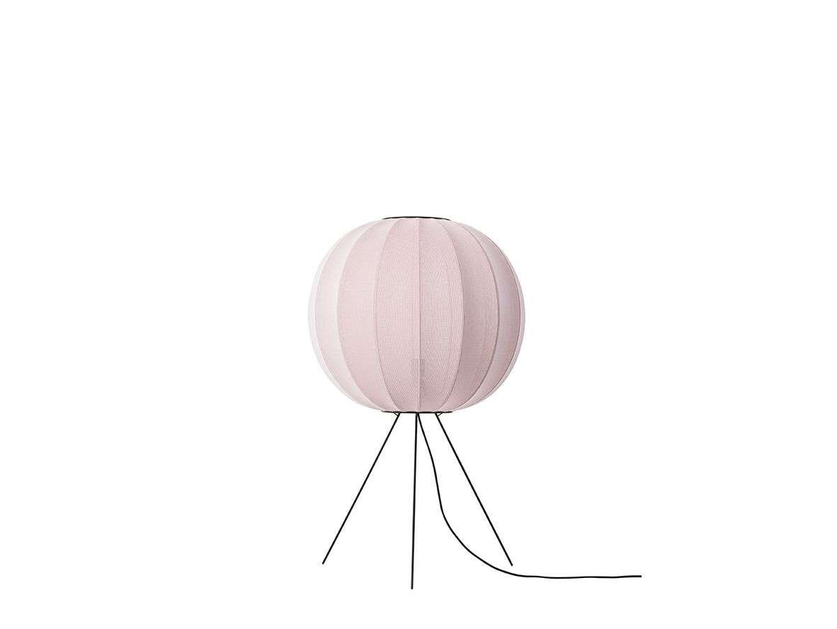 Made By Hand – Knit-Wit 60 Round Gulvlampe Medium Light Pink