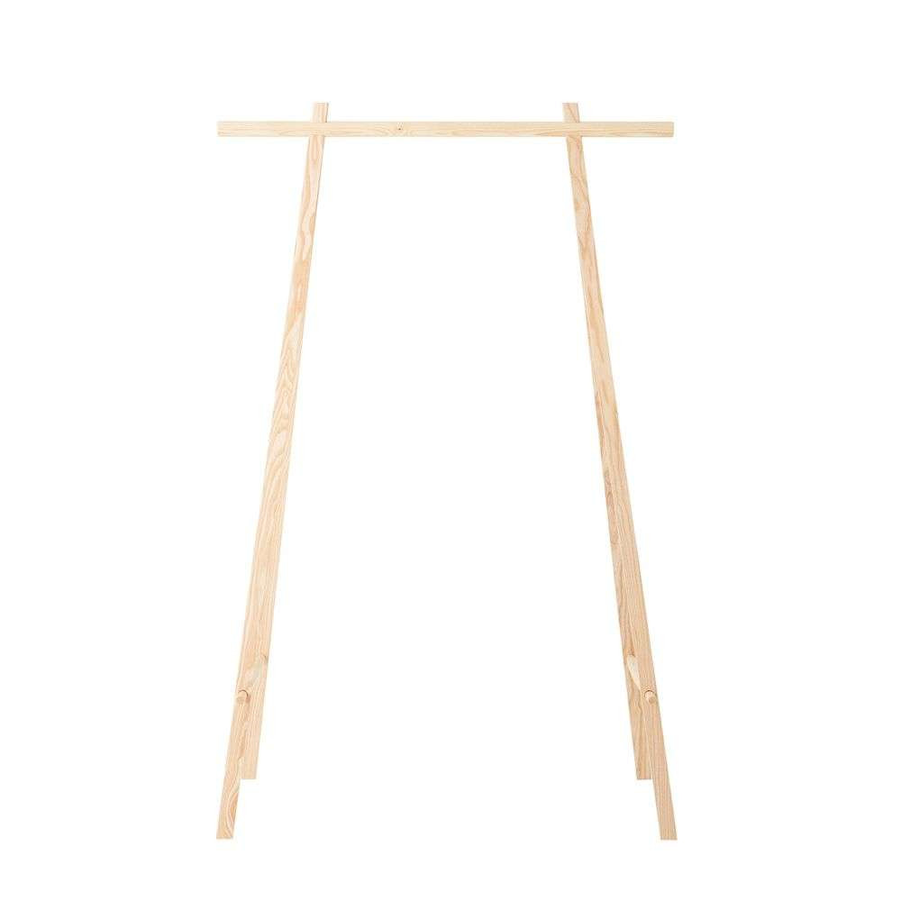 Image of Coat Stand 100 Ash/Aluminium - Made By Hand bei Lampenmeister.ch