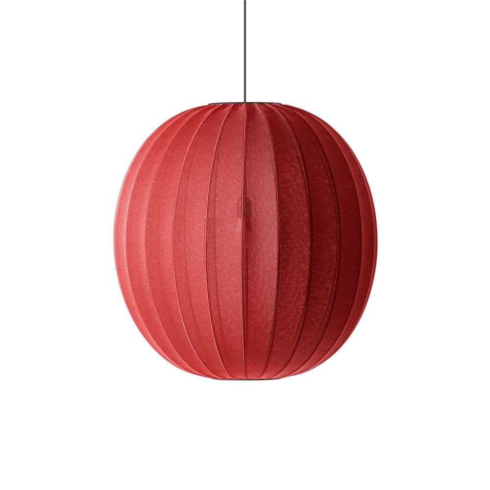 Made By Hand – Knit-Wit 75 Round Taklampa Maple Red
