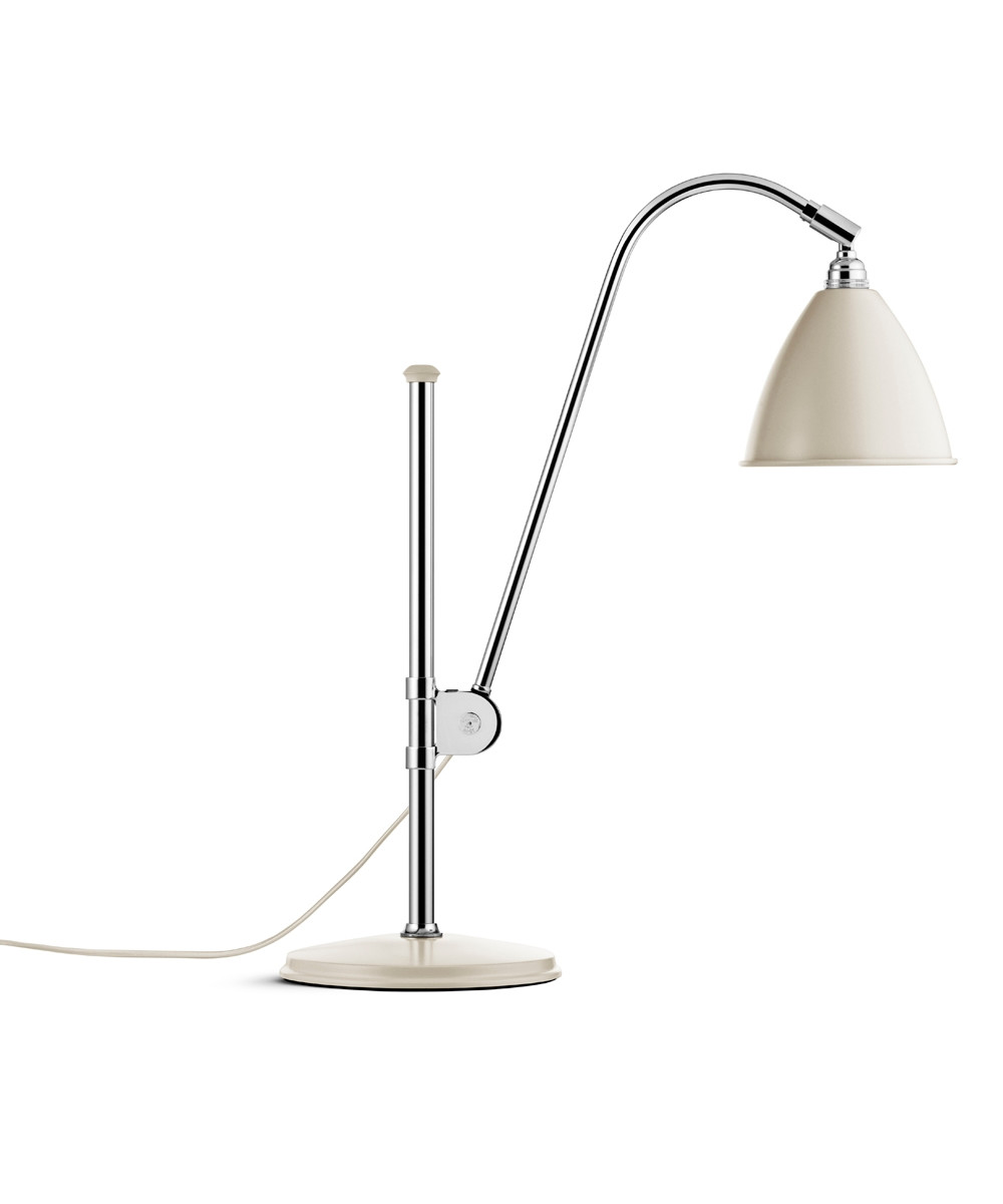 Gubi Bestlite Bl1 Bordlampe Ø16 Krom/Off-Hvid Gubi