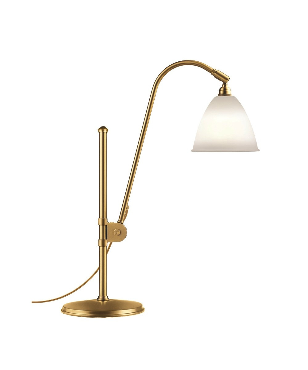 Gubi Bestlite BL1 Bordlampe Ø16 Messing/Porcelæn