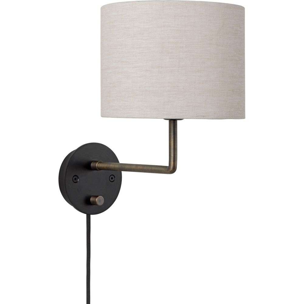 Gubi – Gravity Vägglampa Canvas/Antique Brass