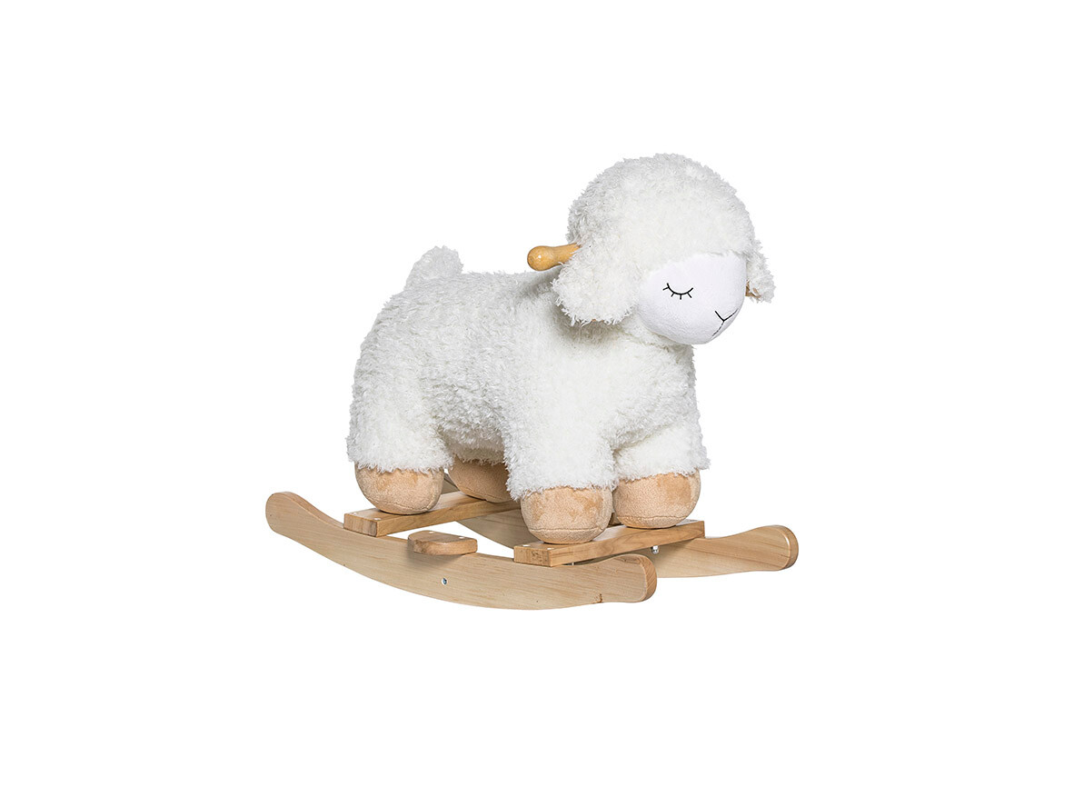 Bilde av Bloomingville - Laasrith Rocking Toy Sheep White Bloomingville