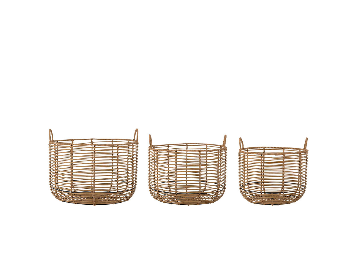 Bloomingville – Mekkel Basket 3 pcs. Nature