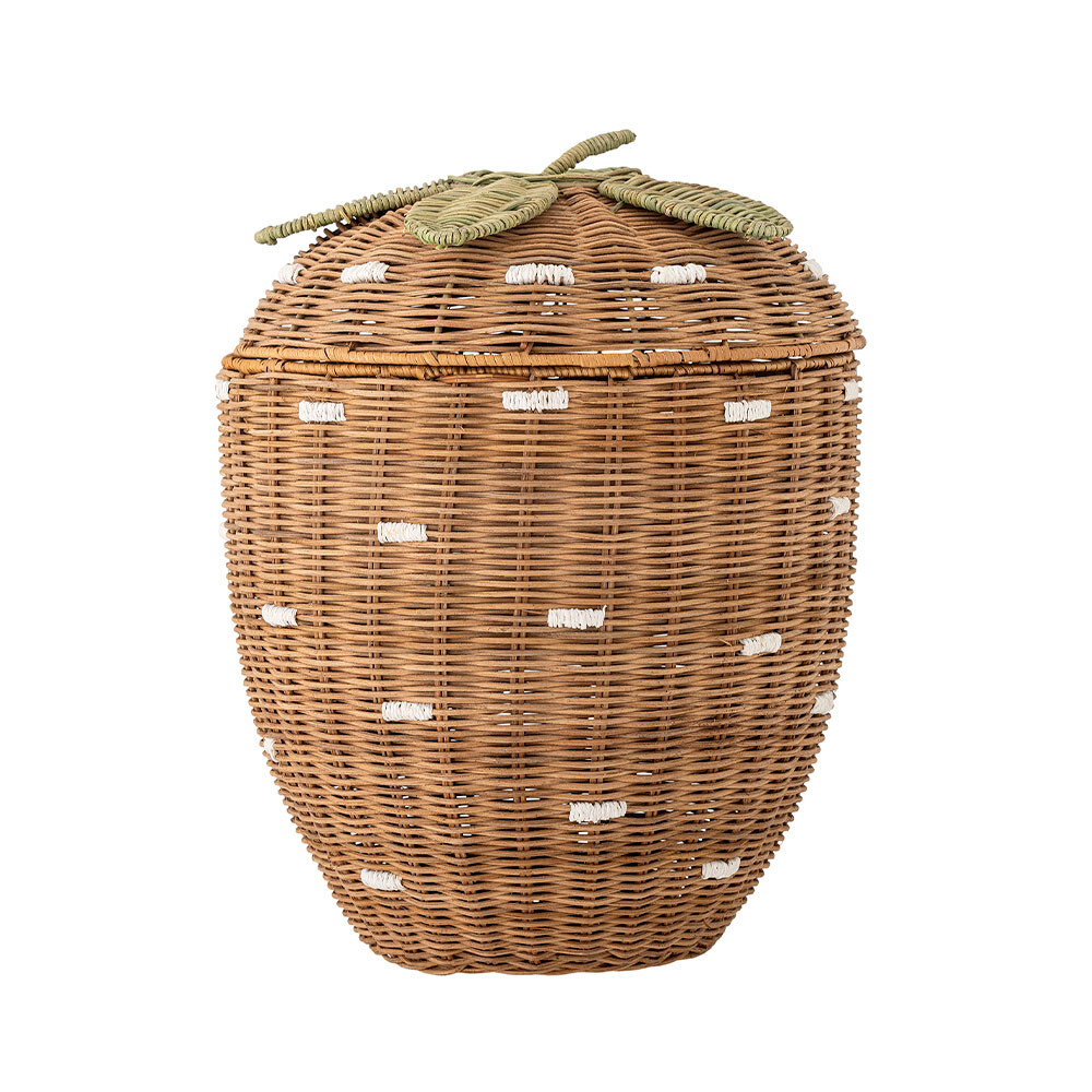Bloomingville - Pelino Opbevaringskurv w/Lid Brown