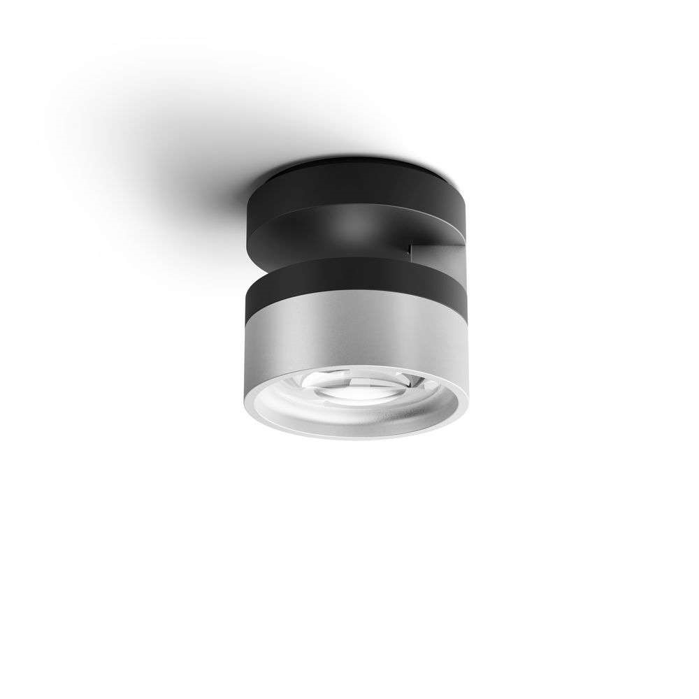Light-Point - Blade C1 Slim Taklampe Matt Black/Satin Silver
