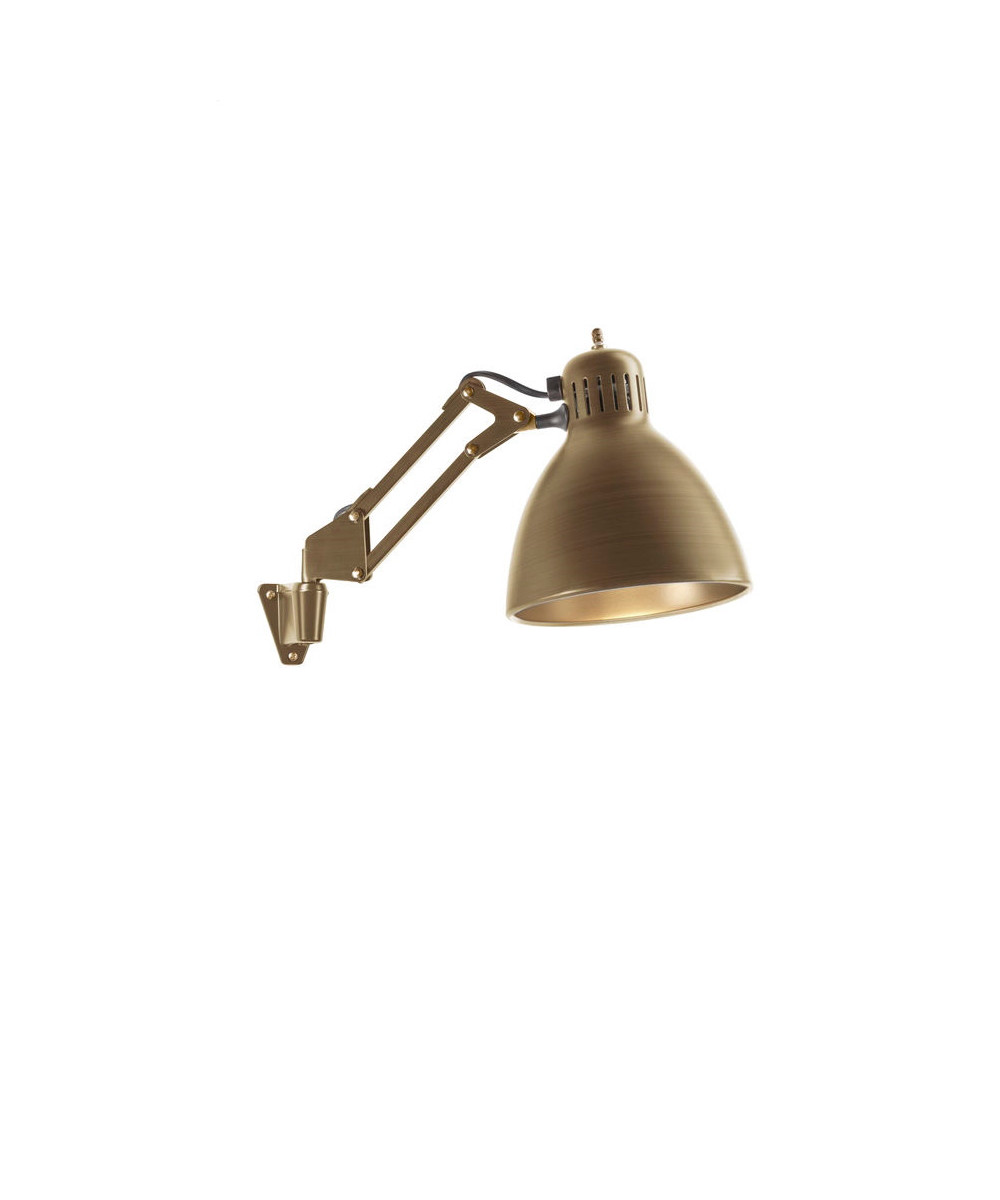 Nordic Living – Archi W1 Væglampe Brass