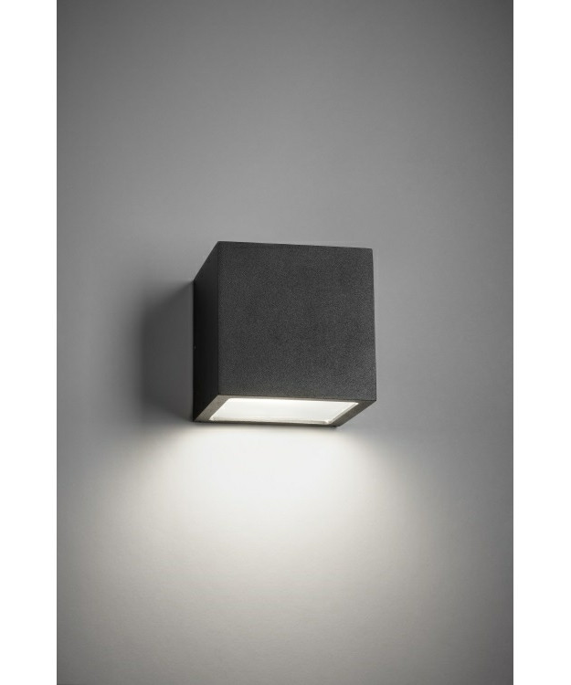 Light-Point – Cube Utomhus Vägglampa (Svart Cube Down)