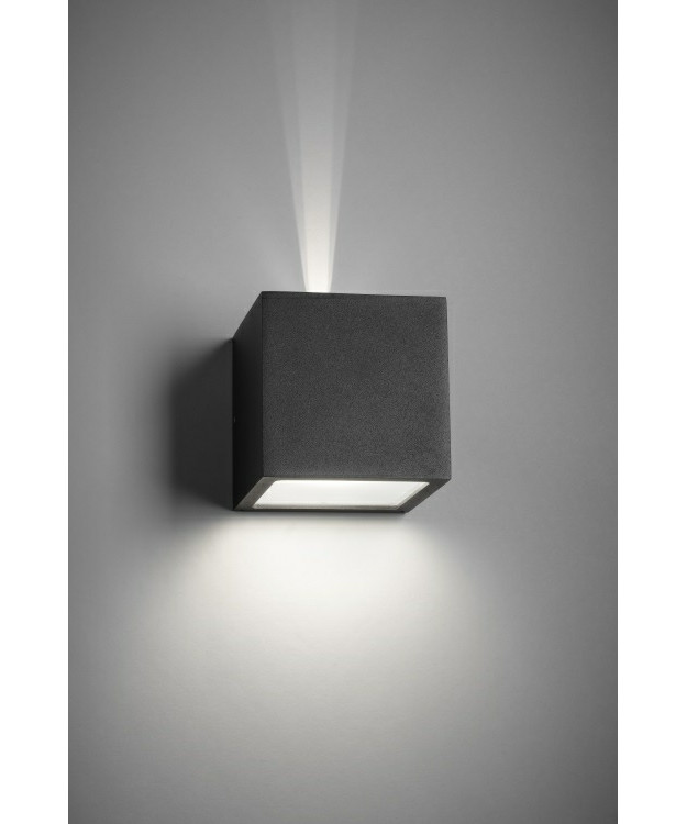 Light-Point – Cube LED 3000K Udendørs Væglampe Up/Down Sort