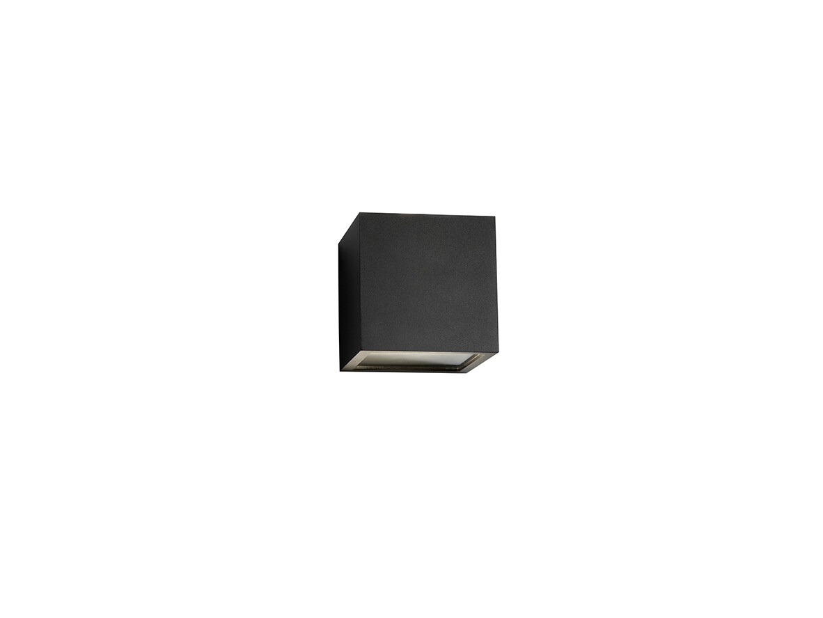 Light-Point - Cube LED Utendørs Vegglampe 3000K Up/Down Svart