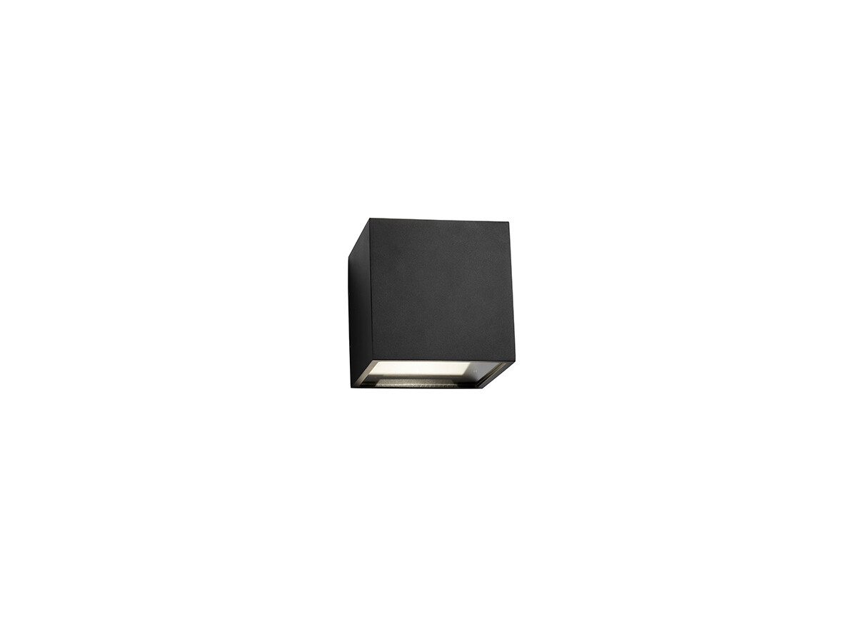 LIGHT-POINT – Cube LED Utomhus Vägglampa XL 3000K Up/Down Svart Light-Point