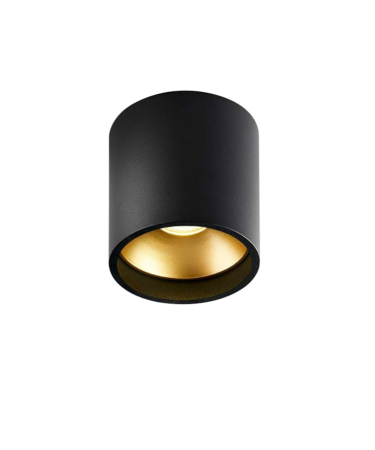 Light-Point – Solo 1 Round Plafond 3000K Svart/Guld